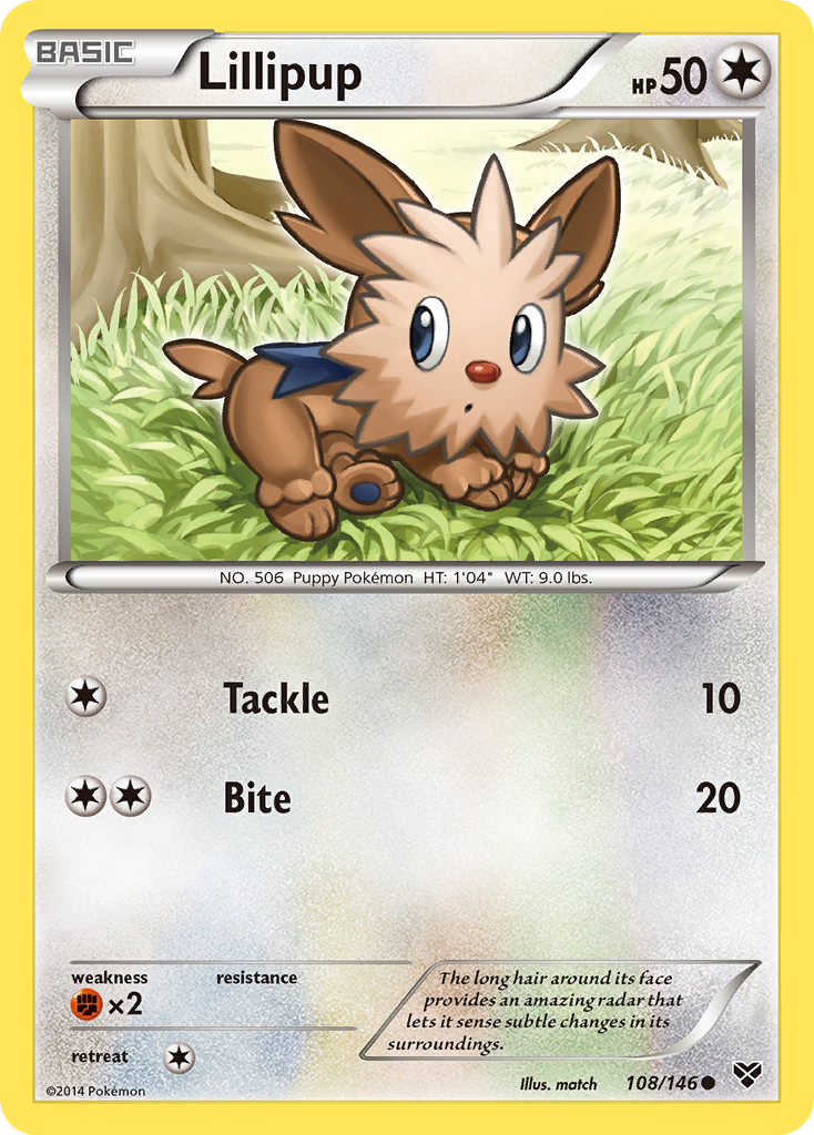 Lillipup — XY #108 / 146