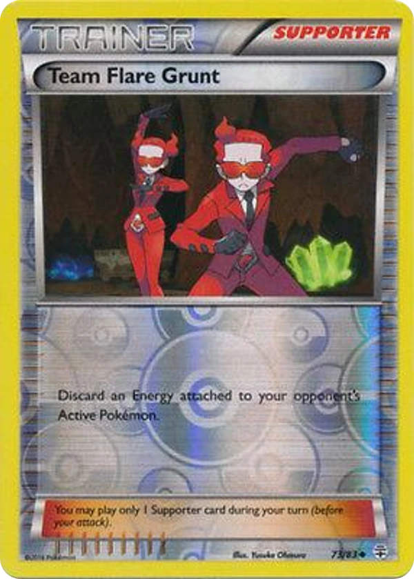 Team Flare Grunt — XY #129 / 146