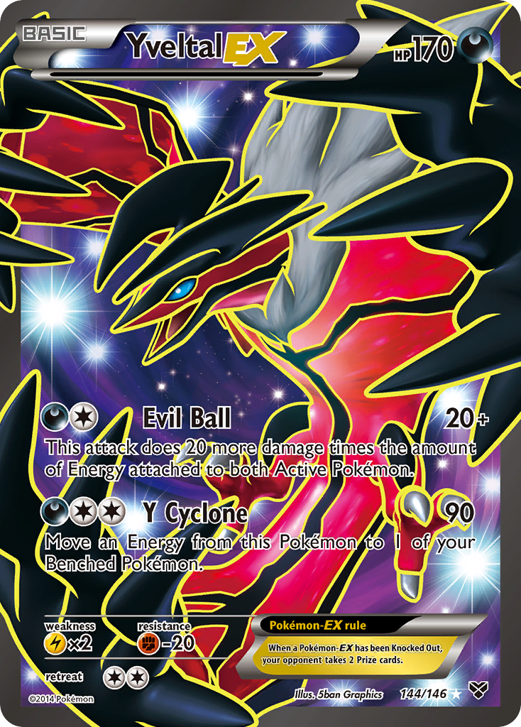 Yveltal-EX — XY #144 / 146