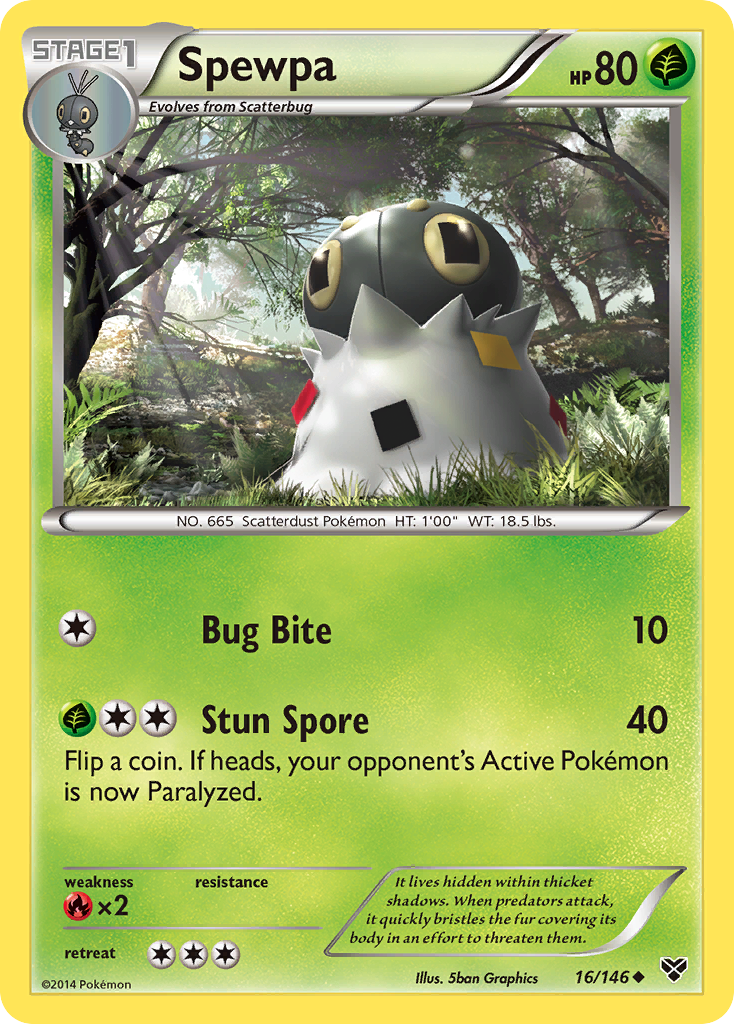 Spewpa — XY #016 / 146