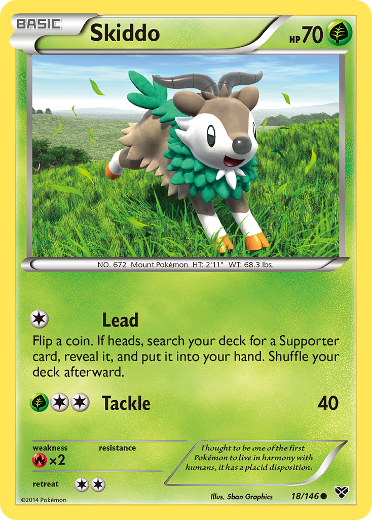Skiddo — XY #018 / 146