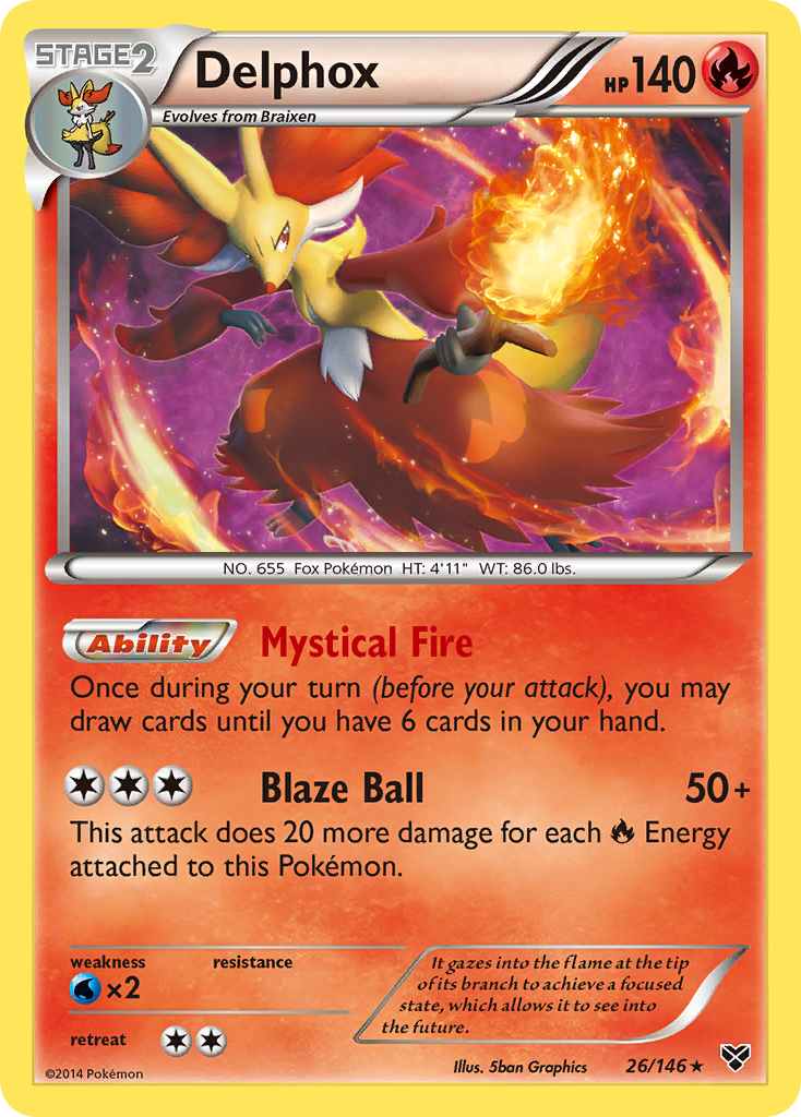 Delphox — XY #026 / 146