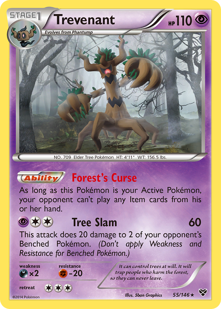 Trevenant — XY #055 / 146