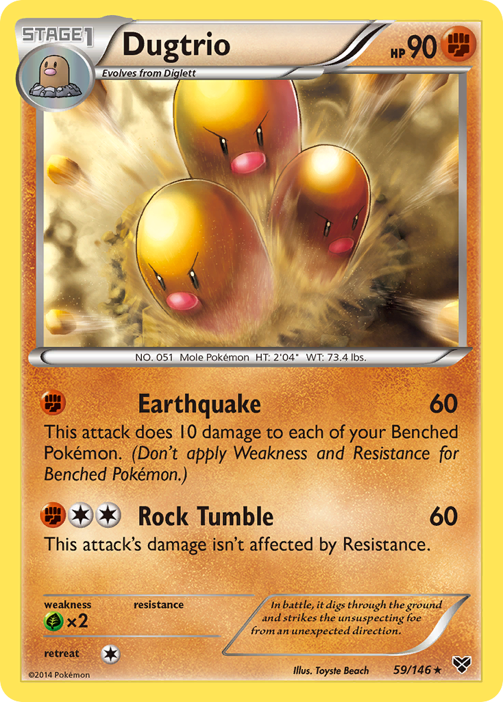 Dugtrio — XY #059 / 146