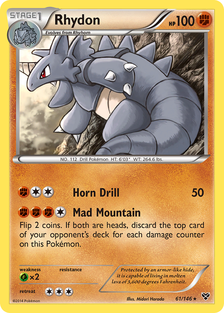 Rhydon — XY #061 / 146
