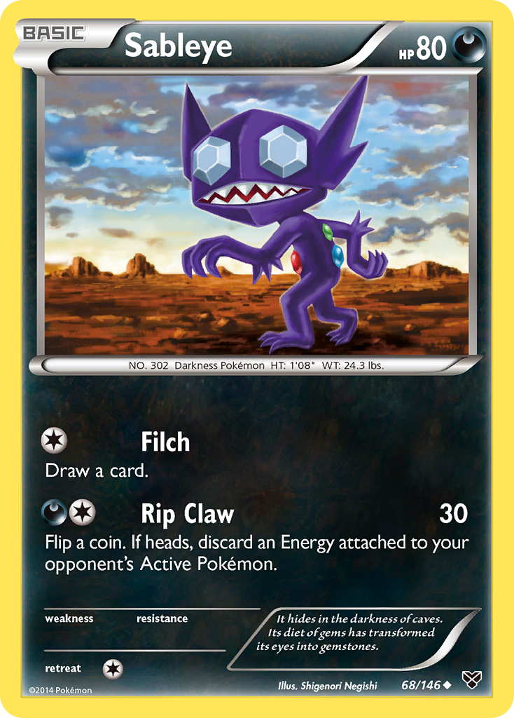 Sableye — XY #068 / 146