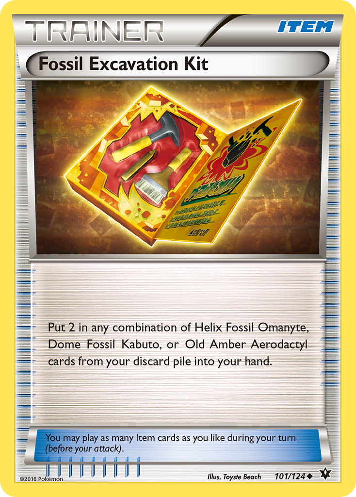 Fossil Excavation Kit — Fates Collide #101 / 124