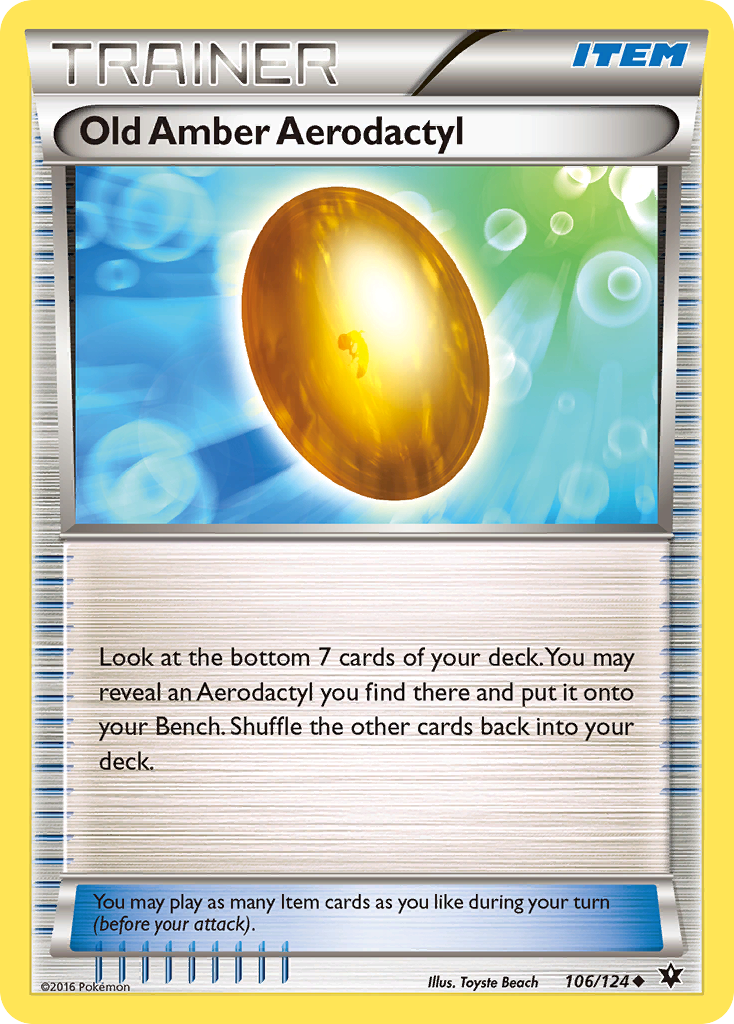 Old Amber Aerodactyl — Fates Collide #106 / 124