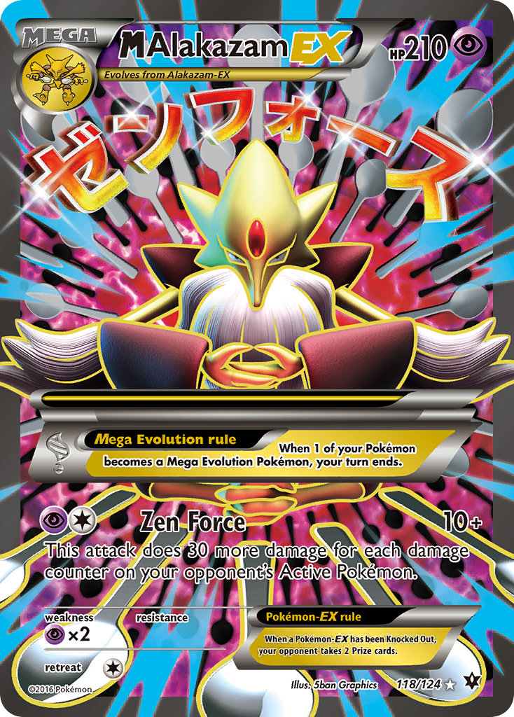 M Alakazam-EX — Fates Collide #118 / 124