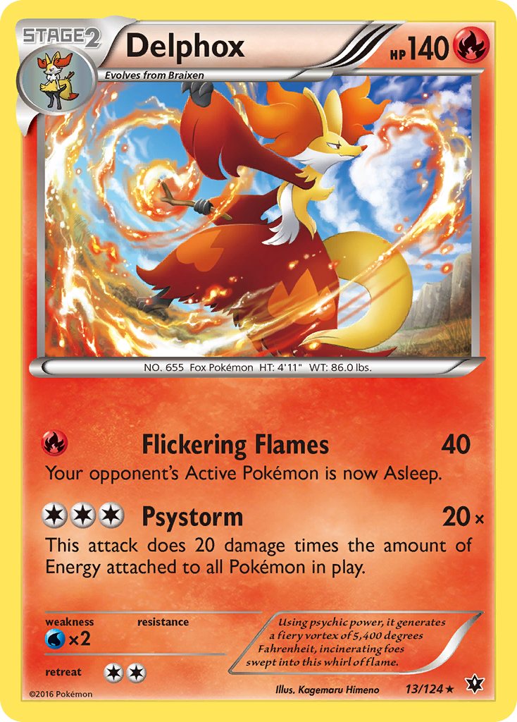 Delphox — Fates Collide #013 / 124