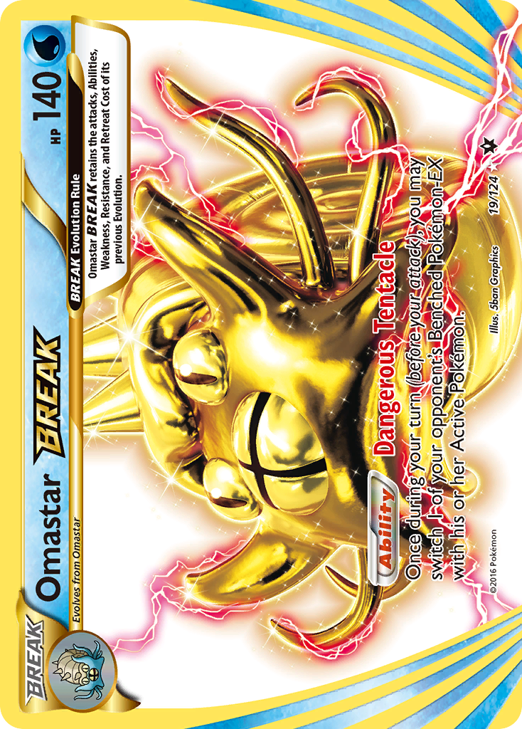 Omastar BREAK — Fates Collide #019 / 124