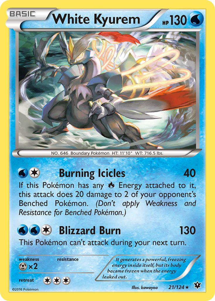 White Kyurem — Fates Collide #021 / 124