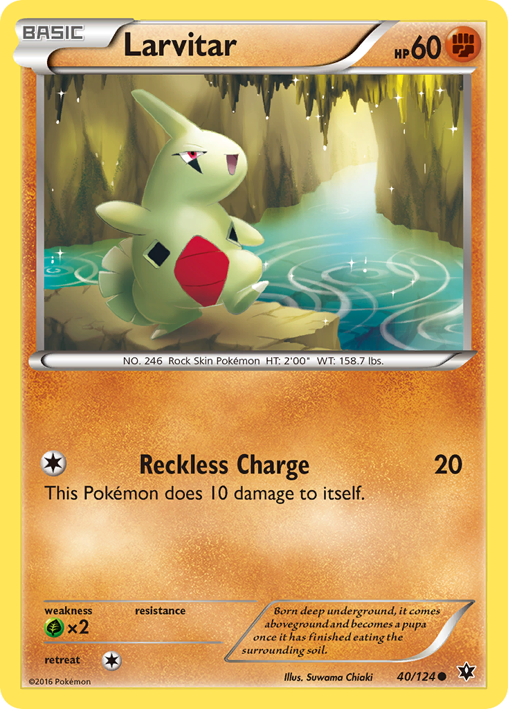 Larvitar — Fates Collide #040 / 124
