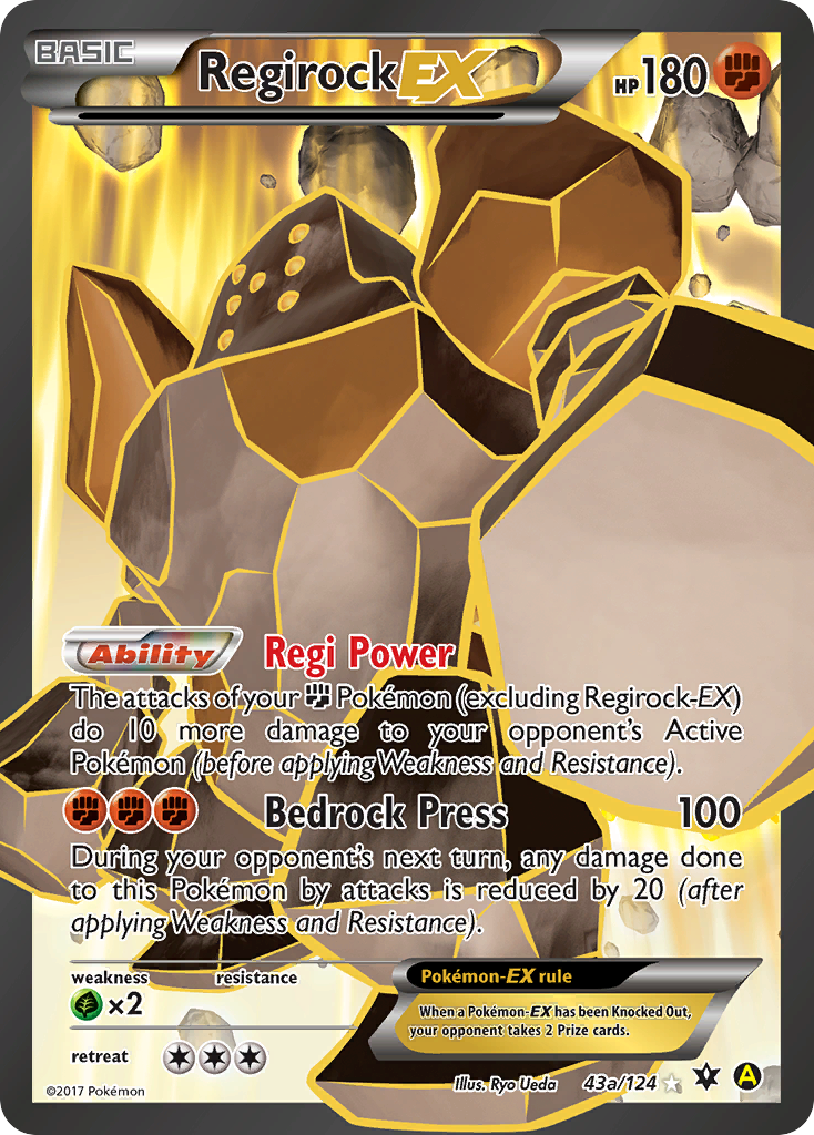 Regirock-EX — Fates Collide #043 / 124