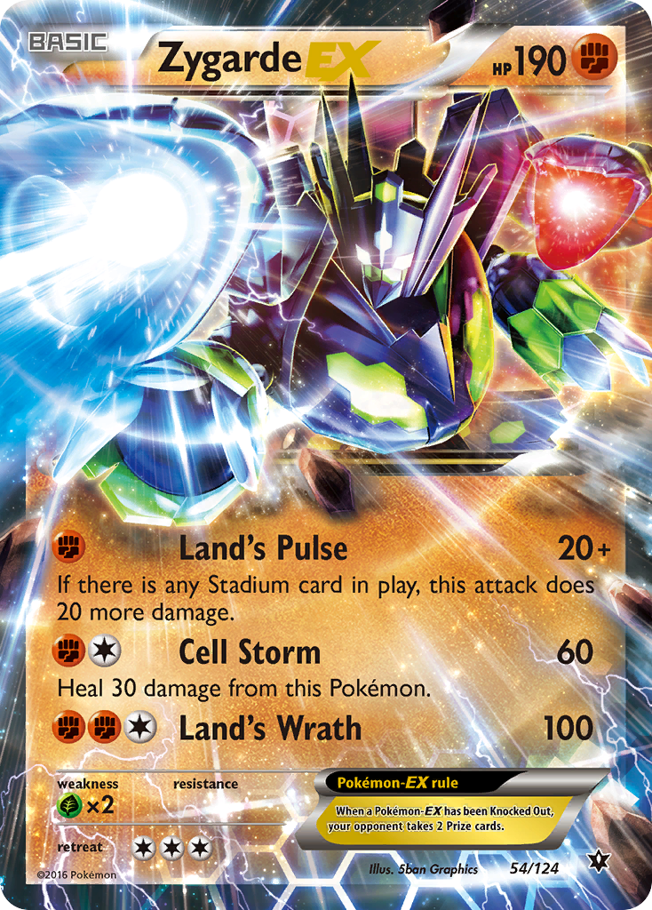 Zygarde-EX — Fates Collide #054 / 124