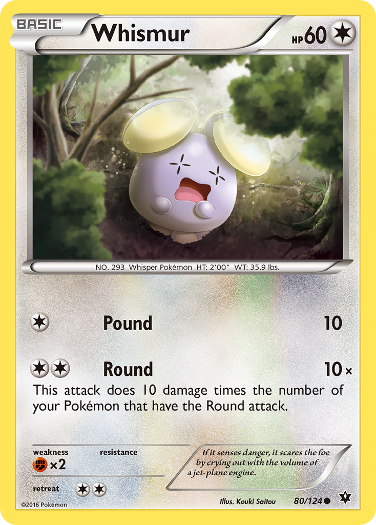 Whismur — Fates Collide #080 / 124