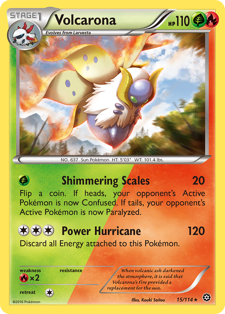 Volcarona — Steam Siege #015 / 114