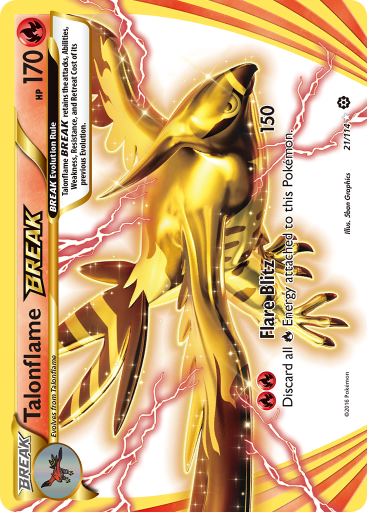 Talonflame BREAK — Steam Siege #021 / 114
