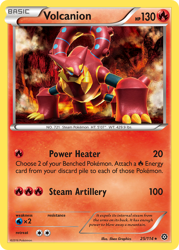 Volcanion — Steam Siege #025 / 114