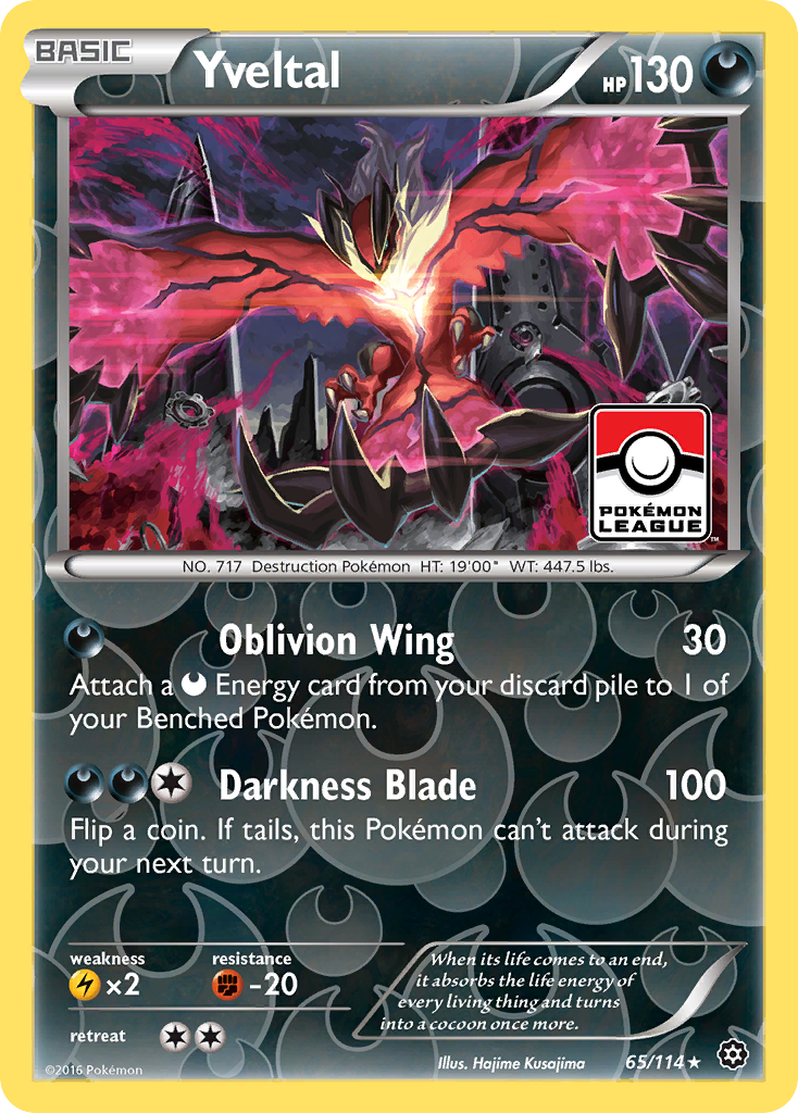 Yveltal — Steam Siege #065 / 114