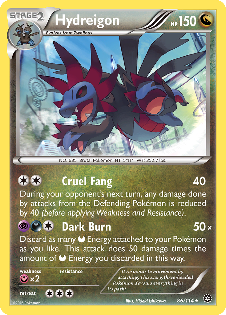 Hydreigon — Steam Siege #086 / 114