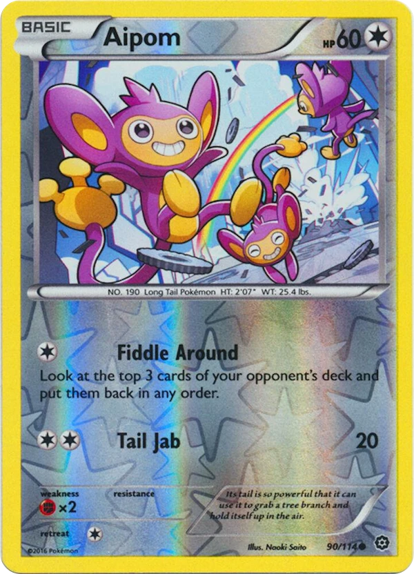 Aipom — Steam Siege #090 / 114