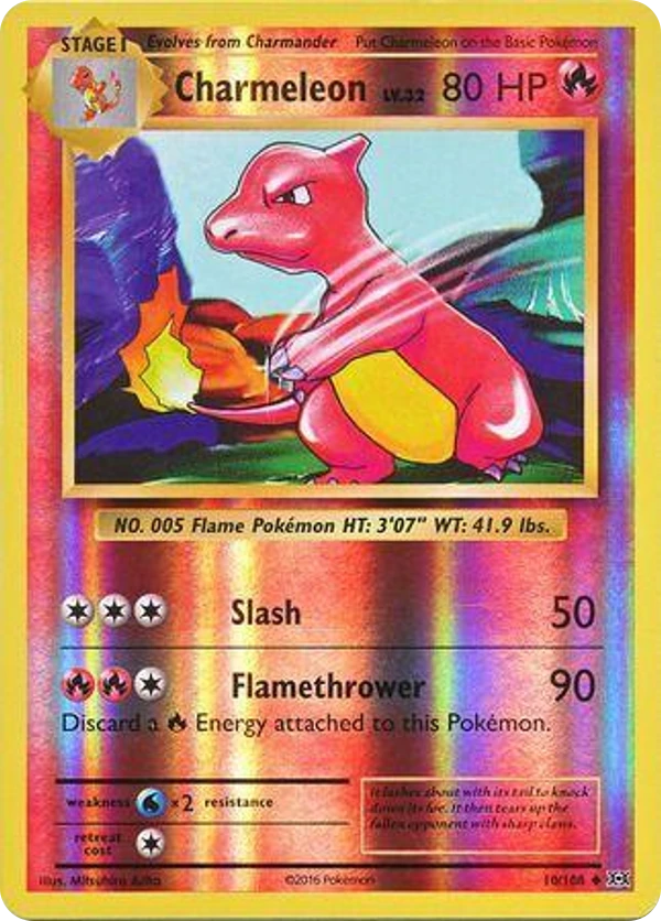 Charmeleon — Evolutions #010 / 108