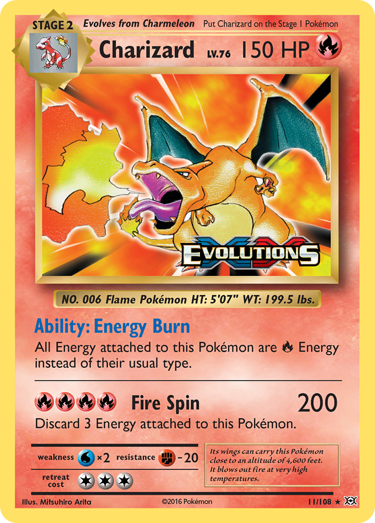 Charizard — Evolutions #011 / 108