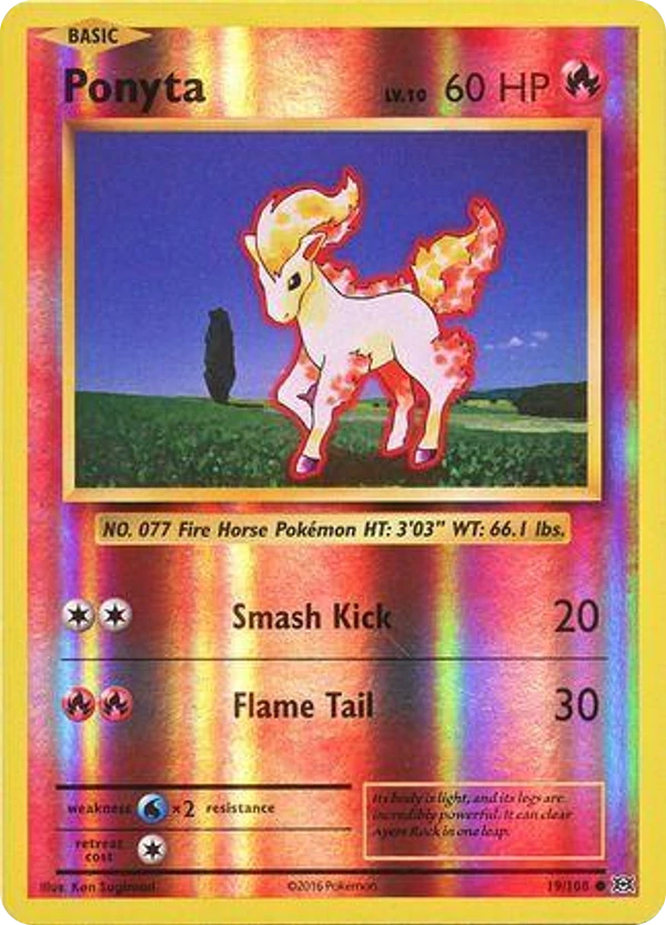 Ponyta — Evolutions #019 / 108