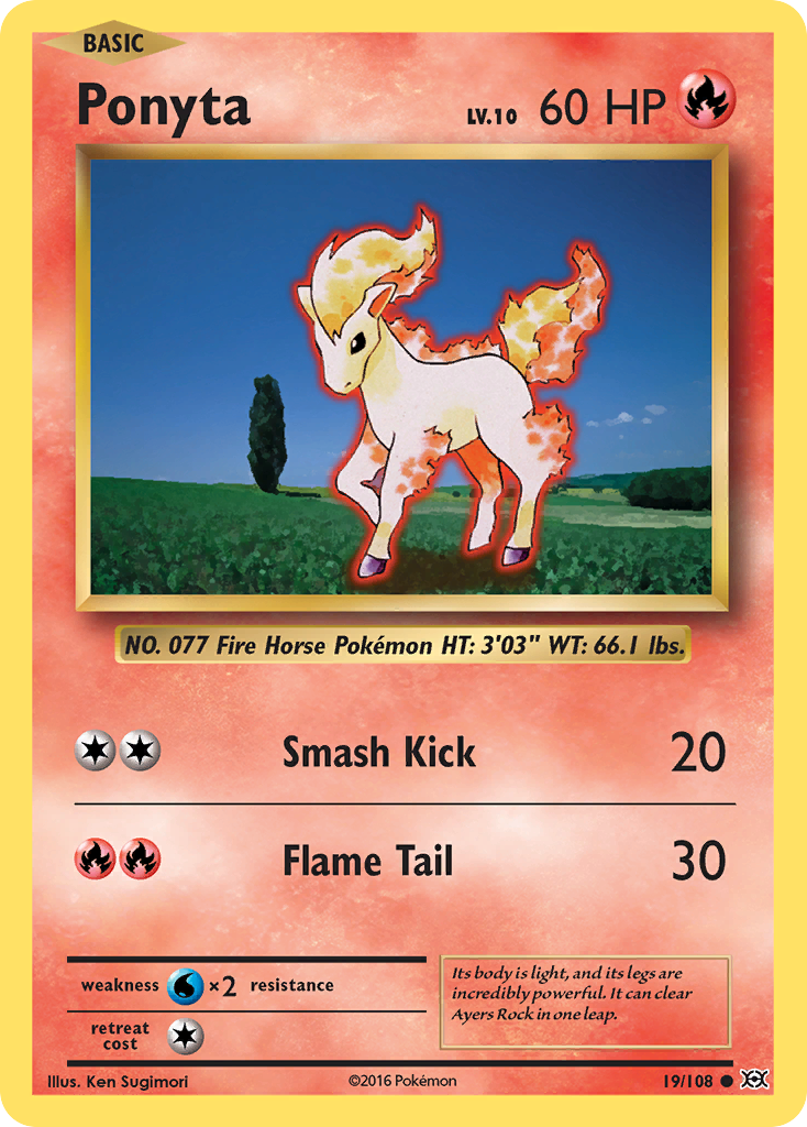 Ponyta — Evolutions #019 / 108