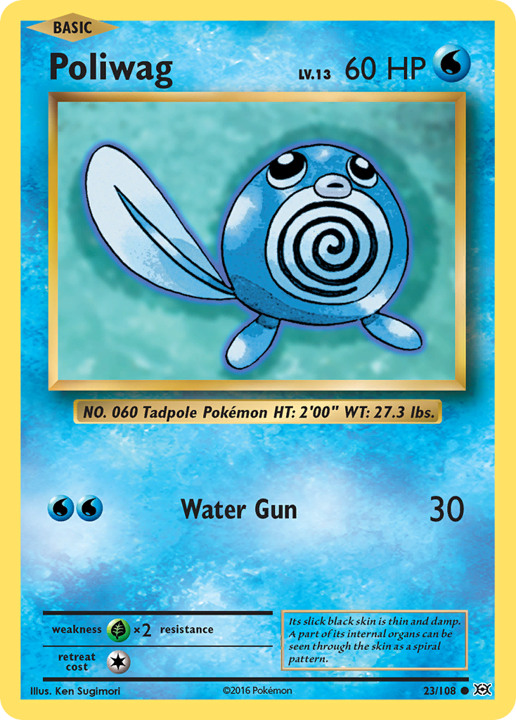 Poliwag — Evolutions #023 / 108