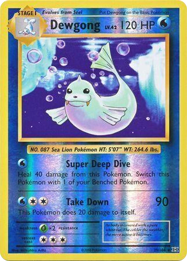 Dewgong — Evolutions #029 / 108