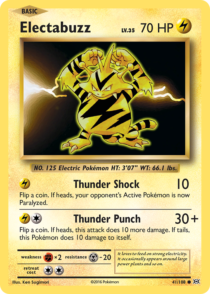 Electabuzz — Evolutions #041 / 108