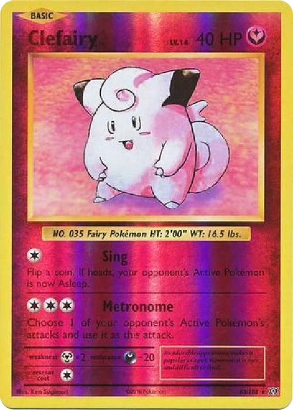 Clefairy — Evolutions #063 / 108