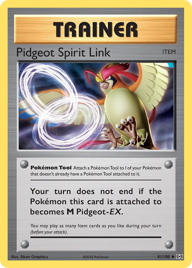 Pidgeot Spirit Link — Evolutions #081 / 108