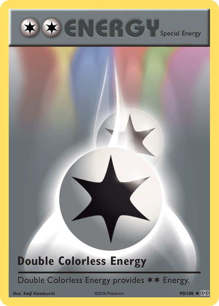 Double Colorless Energy — Evolutions #090 / 108