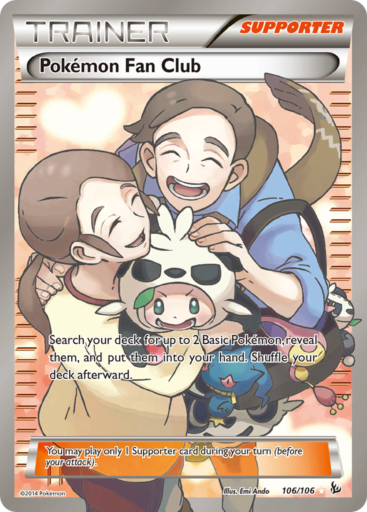 Pokémon Fan Club — Flashfire #106 / 106