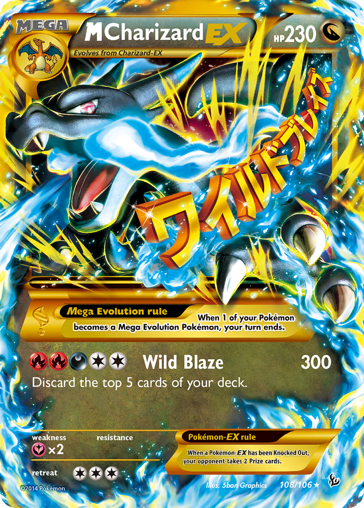 M Charizard-EX — Flashfire #108 / 106