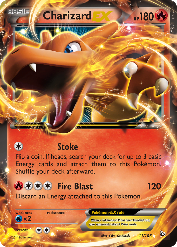 Charizard-EX — Flashfire #011 / 106