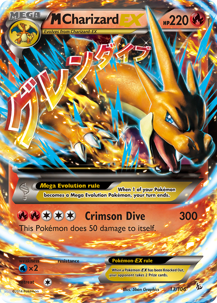 M Charizard-EX — Flashfire #013 / 106