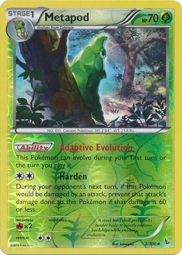 Metapod — Flashfire #002 / 106