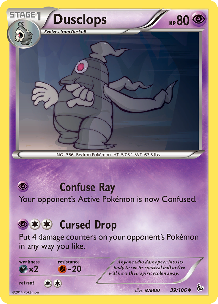 Dusclops — Flashfire #039 / 106