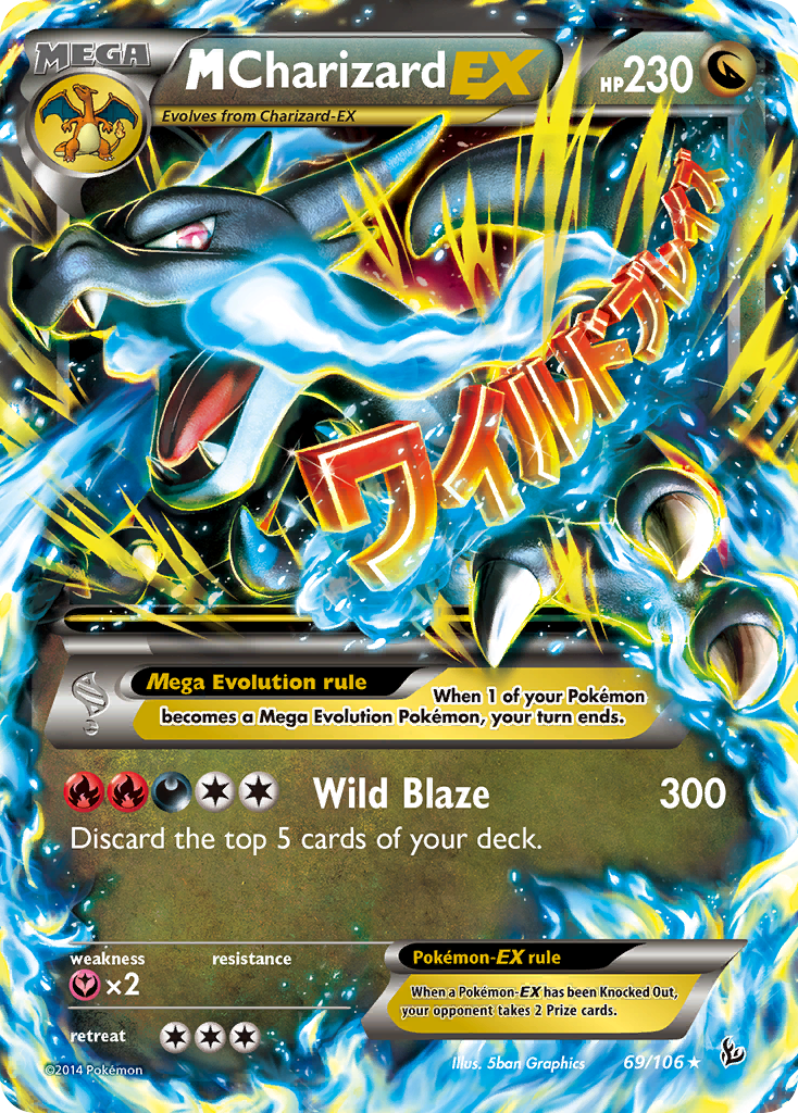 M Charizard-EX — Flashfire #069 / 106