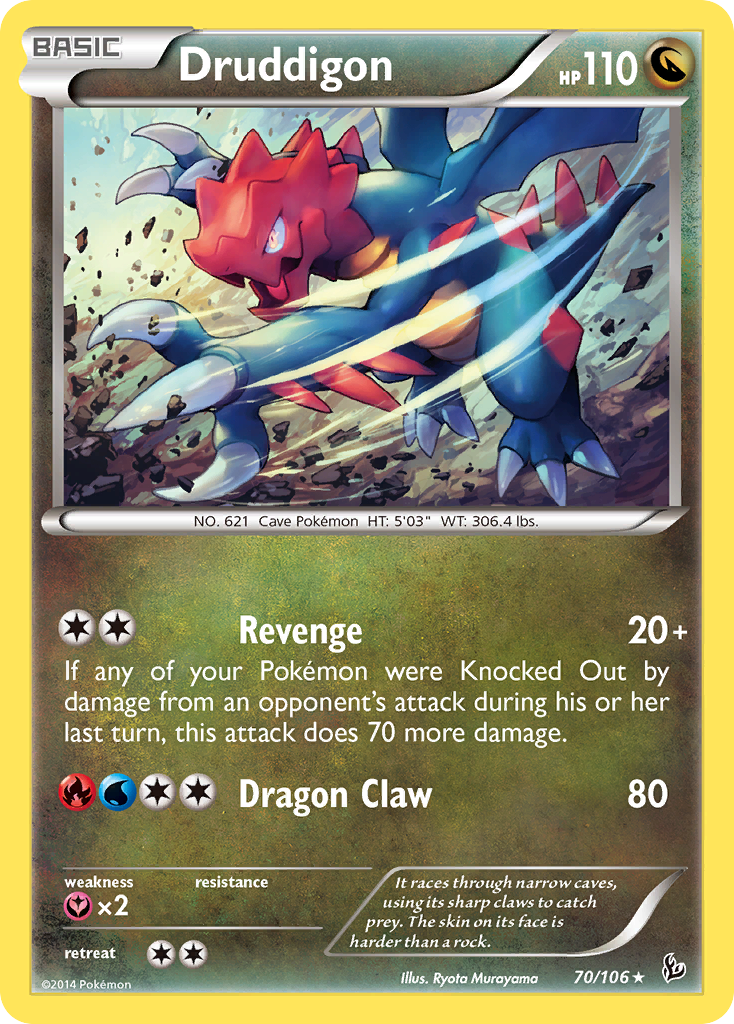 Druddigon — Flashfire #070 / 106