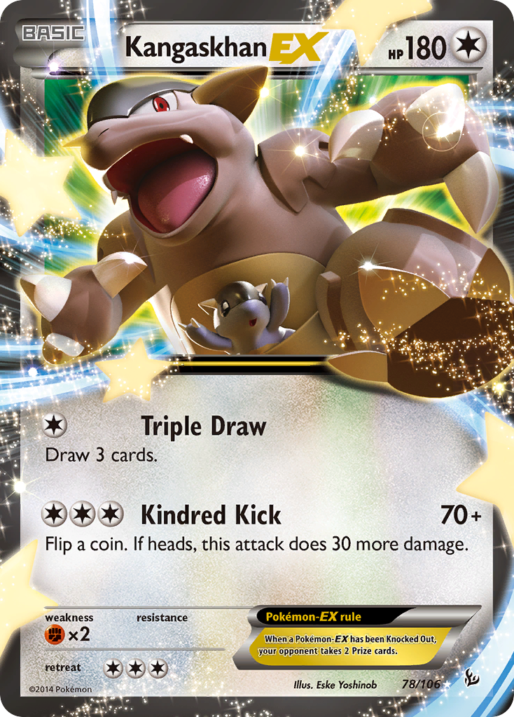 Kangaskhan-EX — Flashfire #078 / 106