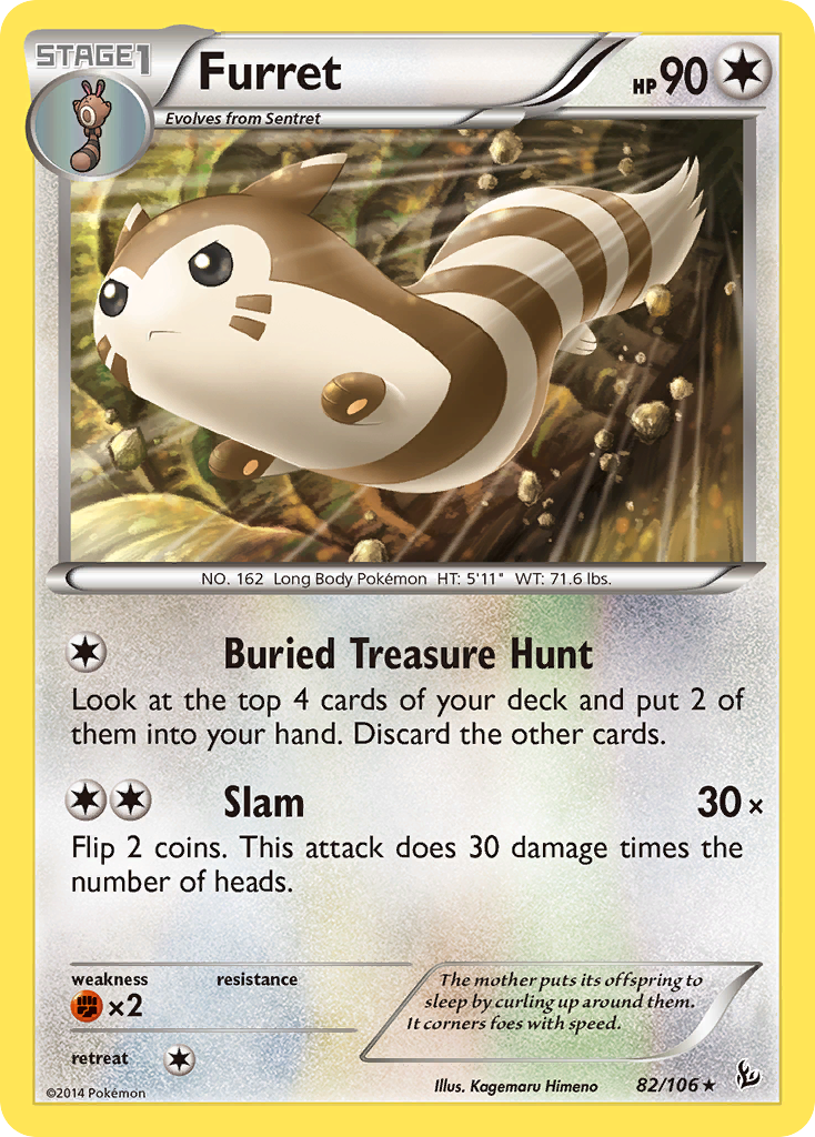 Furret — Flashfire #082 / 106