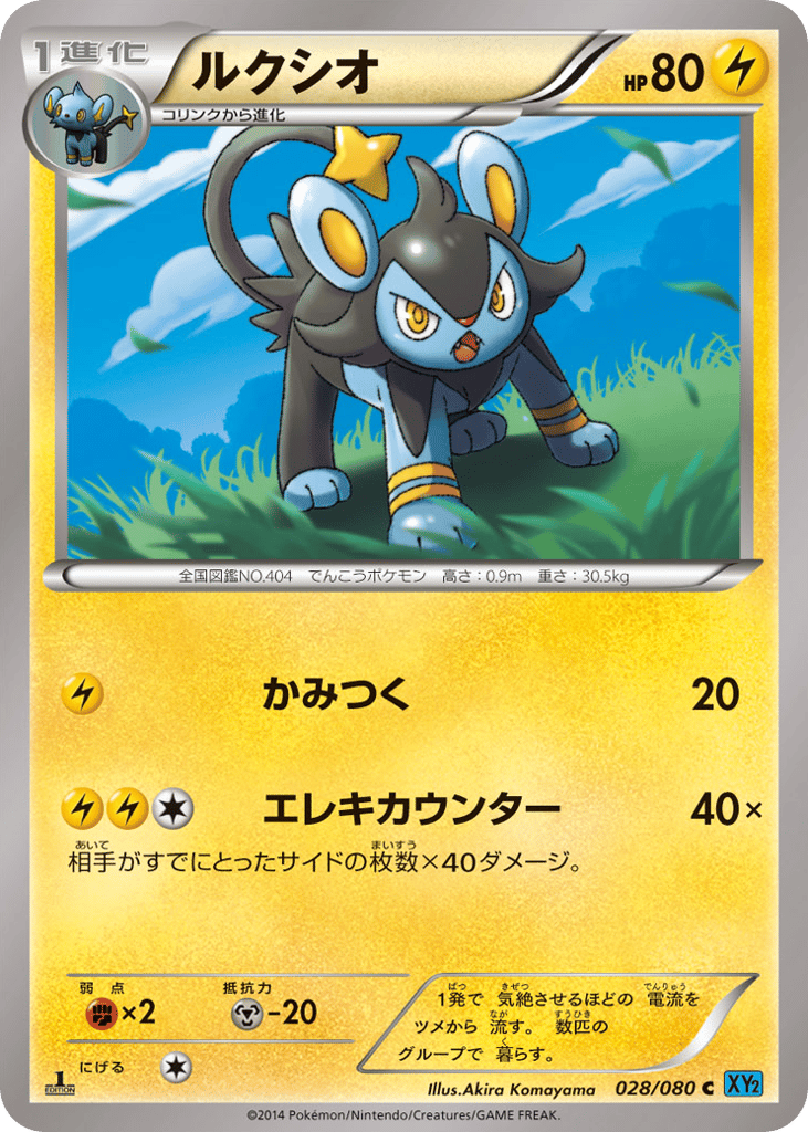 Luxio — Wild Blaze #028 / 80