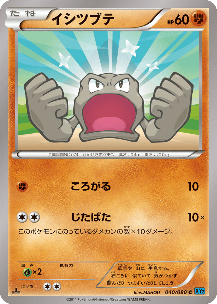 Geodude — Wild Blaze #040 / 80
