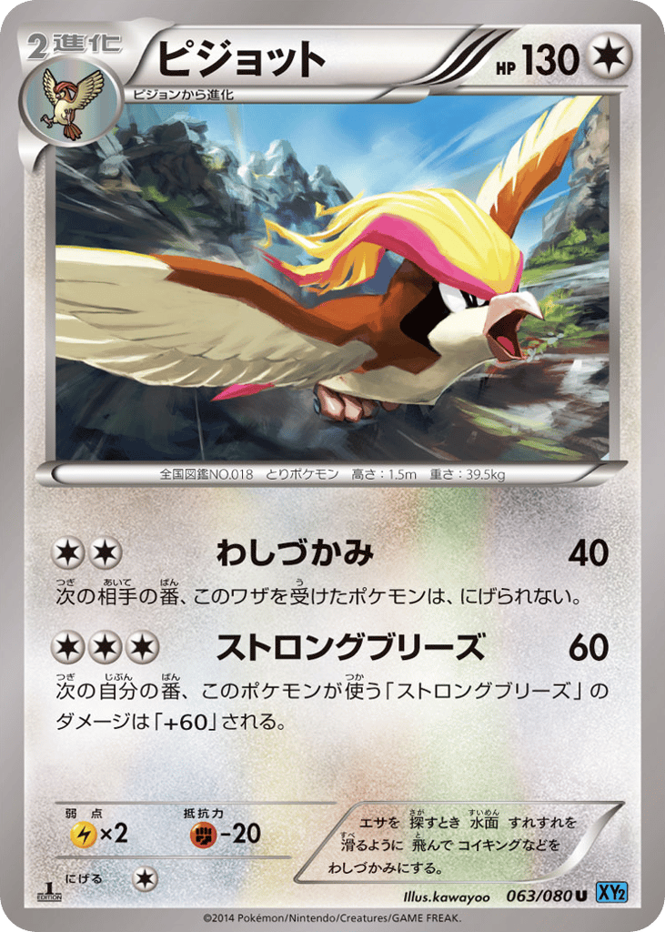 Pidgeot — Wild Blaze #063 / 80
