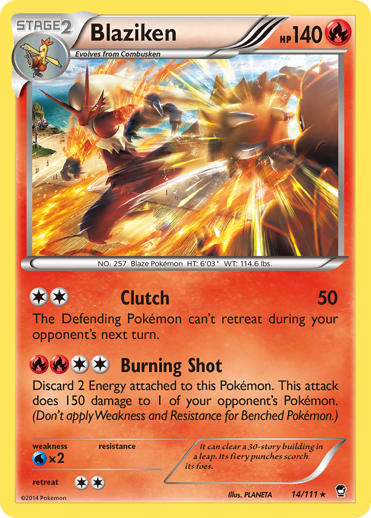 Blaziken — Furious Fists #014 / 111